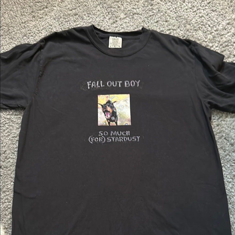 Fall out boy so much for stardust Black Graphic T-Shirt